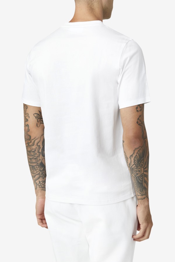 Derion Tee White Fila Outlets