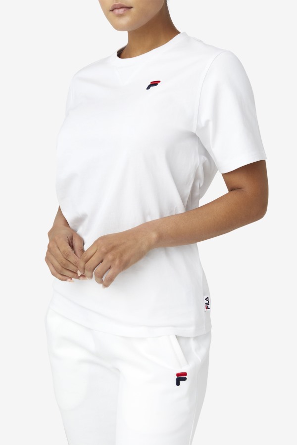 Derion Tee White Fila Outlets