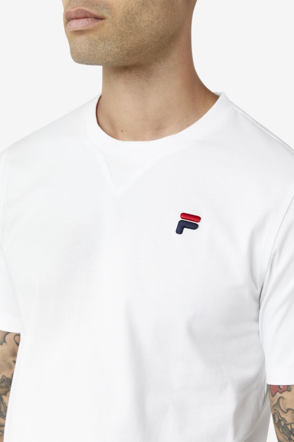 Derion Tee White Fila Outlets