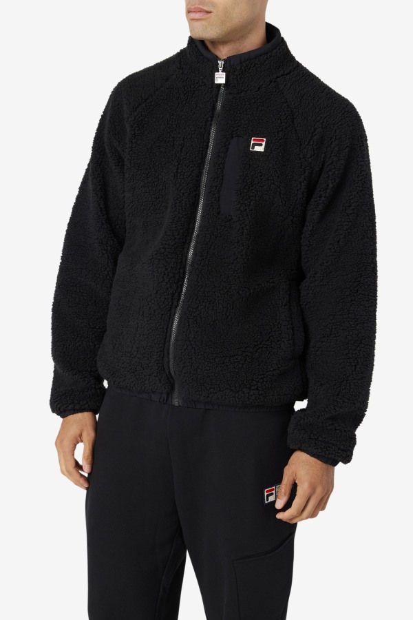 Black Fila Outlets Yuri Jacket