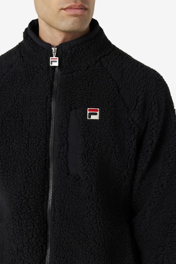 Black Fila Outlets Yuri Jacket
