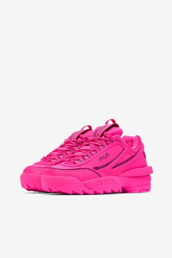 Women\'s Disruptor 2 Exp Fila Outlets Pink Glo/Festival Fuchsia