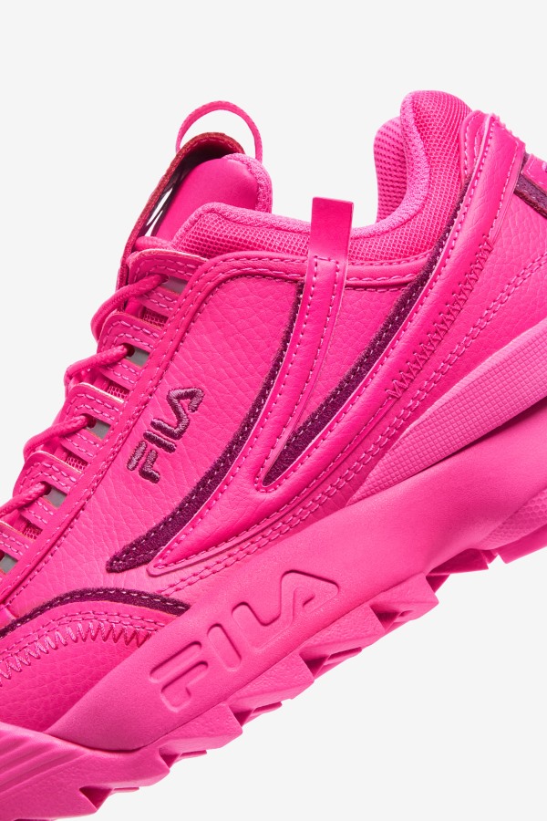 Women\'s Disruptor 2 Exp Fila Outlets Pink Glo/Festival Fuchsia