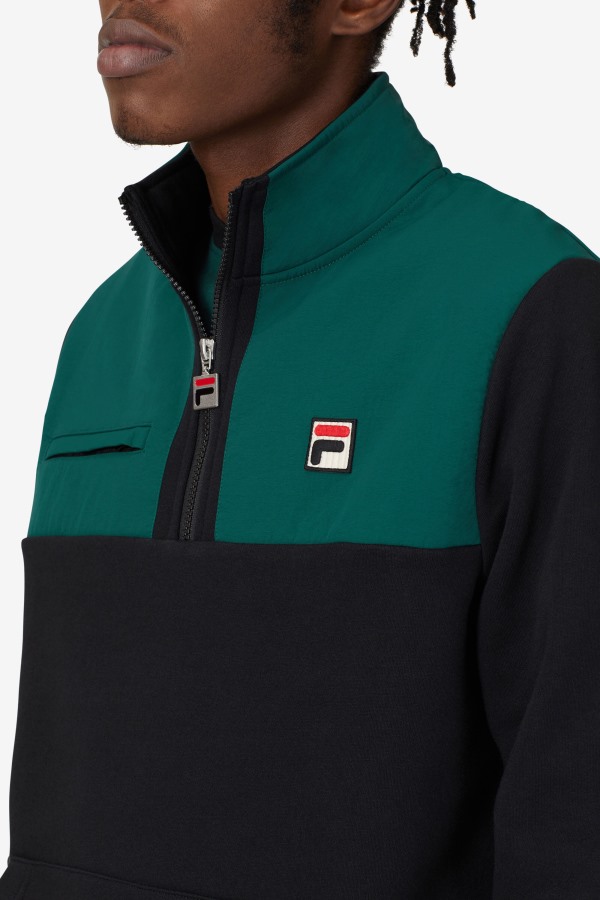 Fila Outlets Black/June Bug/Golden Glow Francisco Fleece Jacket