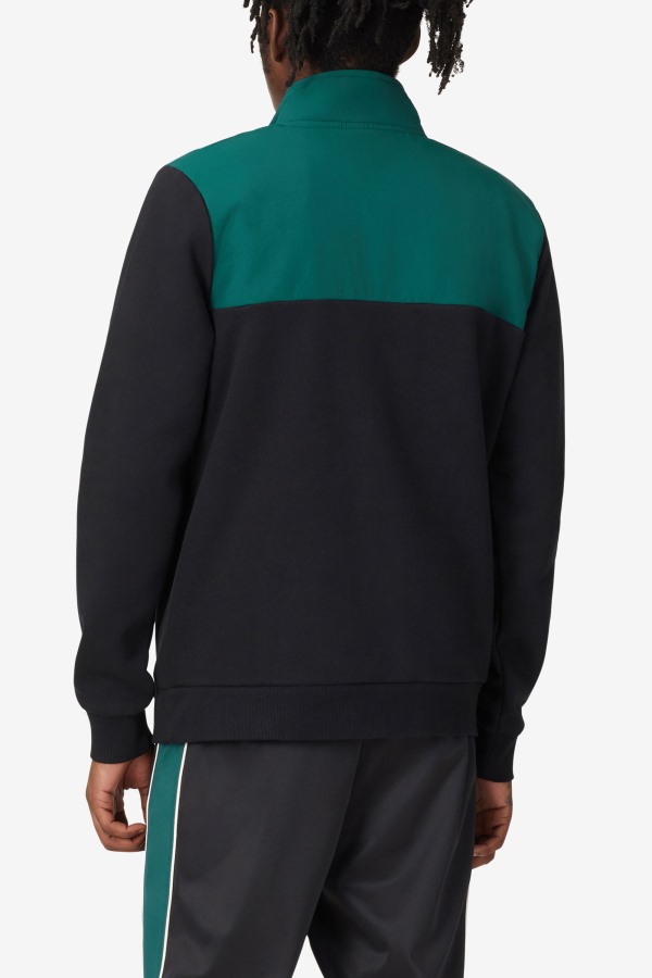 Fila Outlets Black/June Bug/Golden Glow Francisco Fleece Jacket