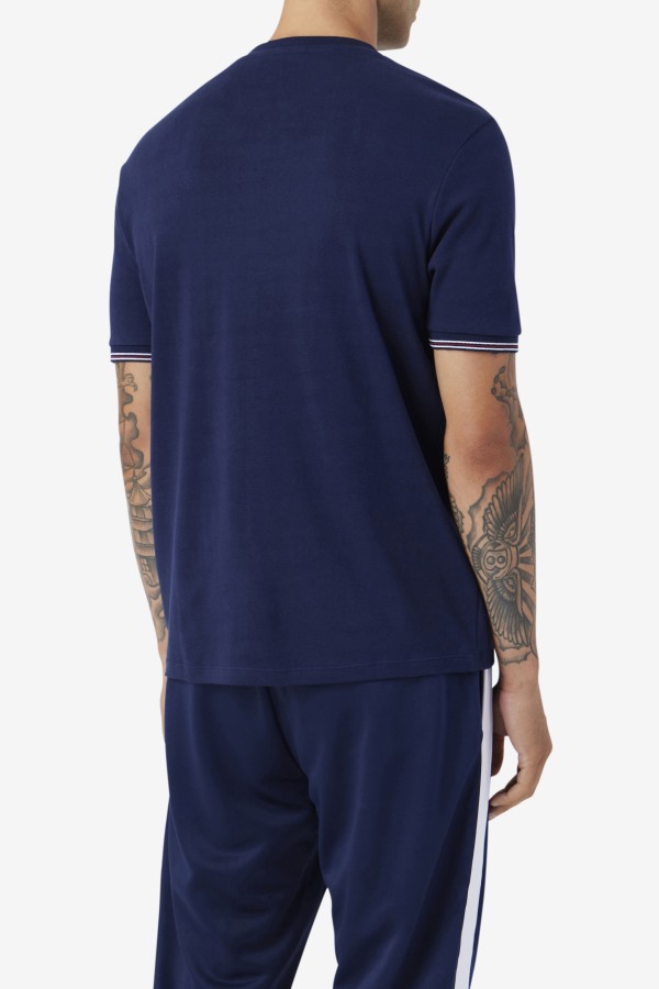 Caleb Crew Fila Outlets Navy