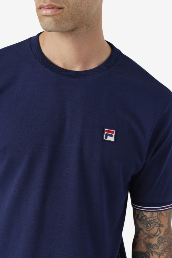 Caleb Crew Fila Outlets Navy