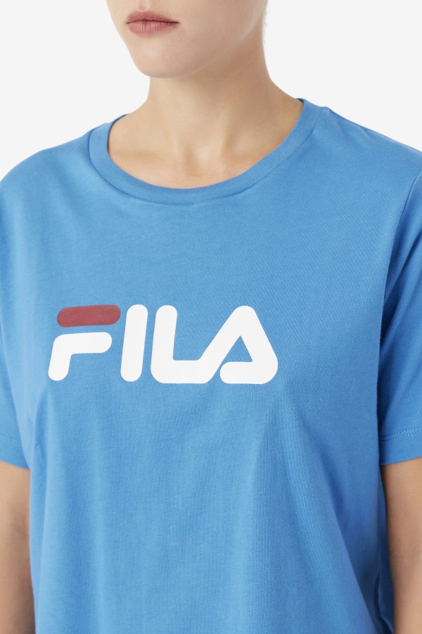 Fila Outlets Thea Tee Vallarta Blue/White/Rhubarb