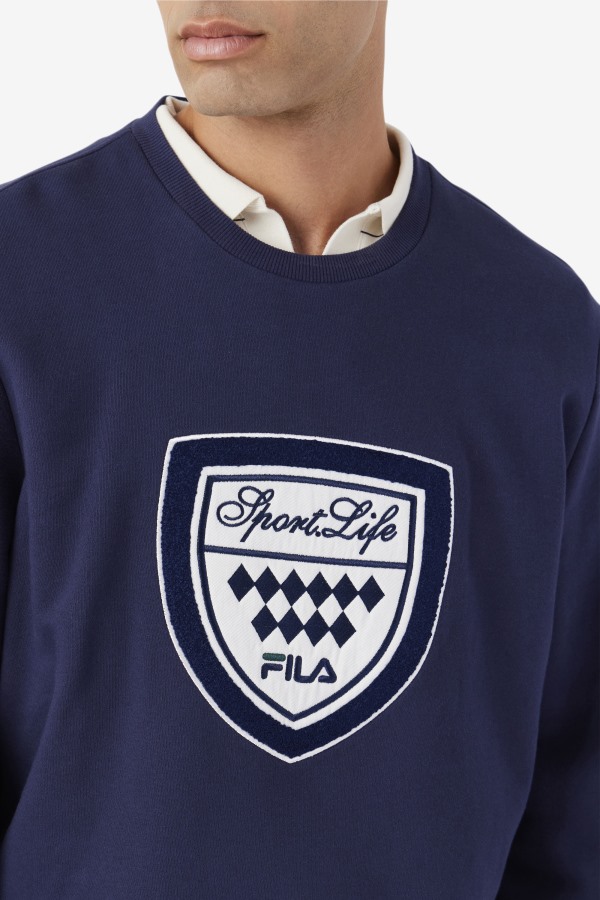 Fila Outlets Kush Crew Navy/Gardenia/June Bug