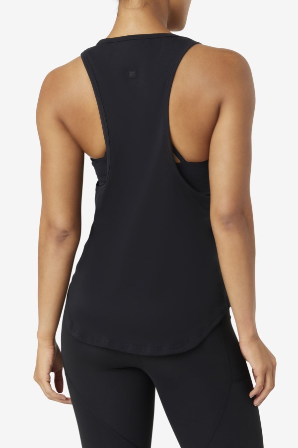 Fi-Lux Long Tank Top Fila Outlets Black