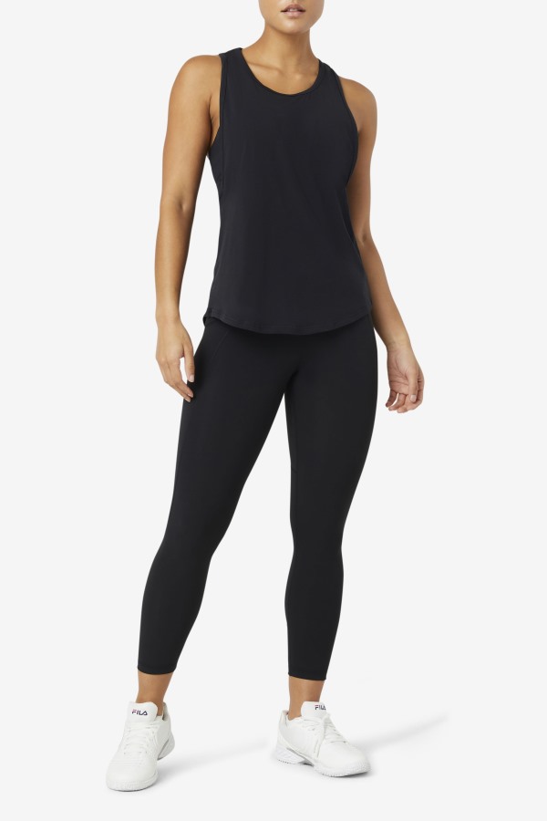 Fi-Lux Long Tank Top Fila Outlets Black