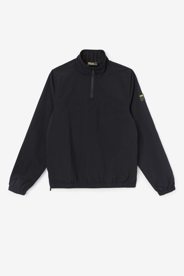 Magnus 1/4 Zip Track Jacket Black Fila Outlets