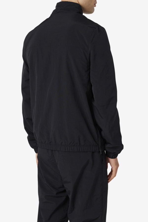 Magnus 1/4 Zip Track Jacket Black Fila Outlets