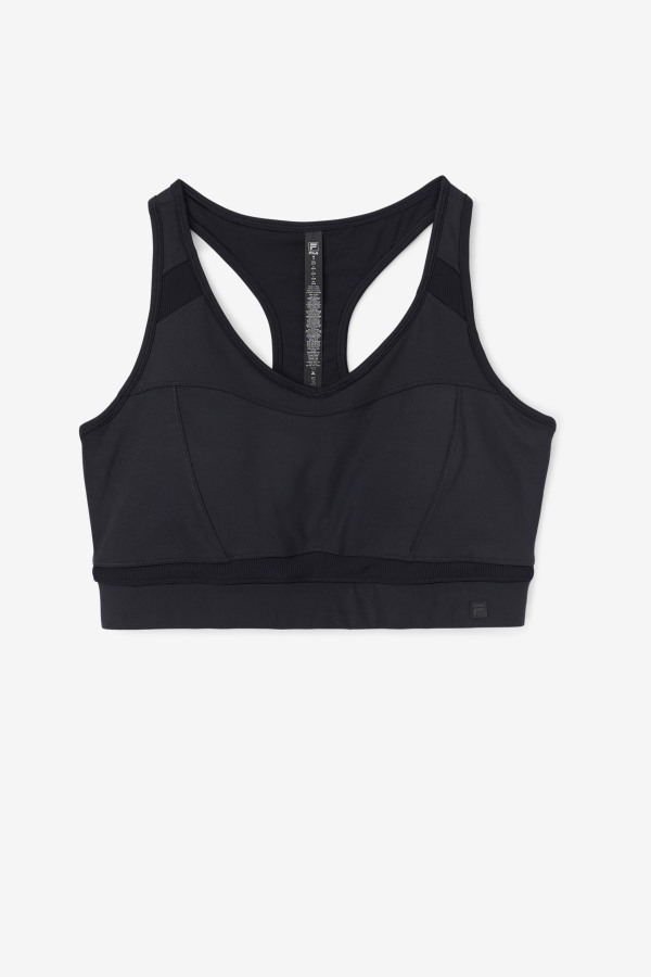Fila Outlets Uplift Racerback Sports Bra Black