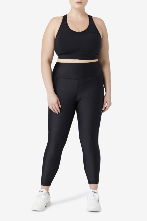 Fila Outlets Uplift Racerback Sports Bra Black