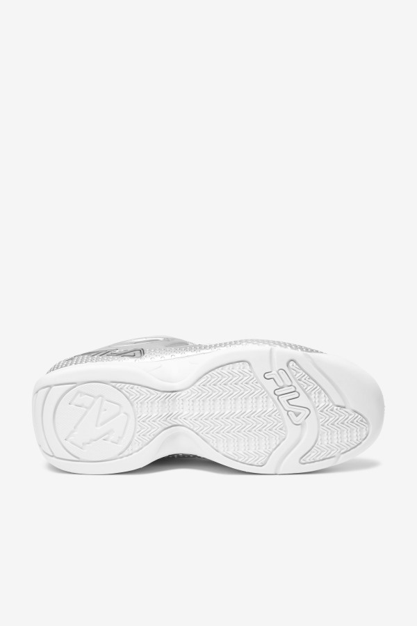 Metallic Silver Fila Outlets Grant Hill 3 Metallic