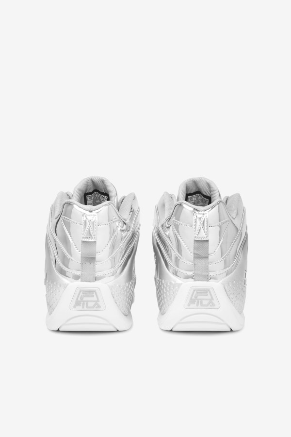 Metallic Silver Fila Outlets Grant Hill 3 Metallic