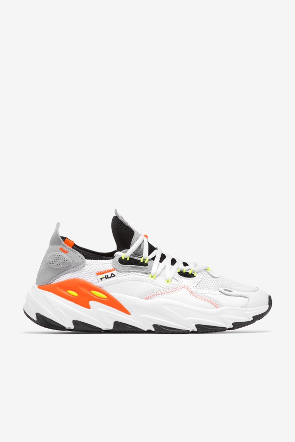White/Black/Orange Men's Ray Tacer Evo 2 Fila Outlets