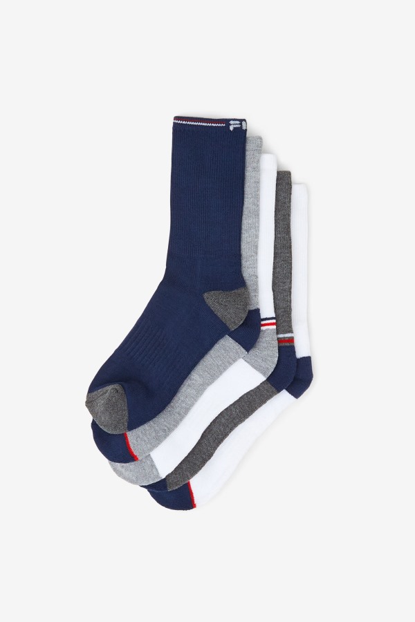 Fila Outlets Multi Kids\' Crew Sock 6-Pack