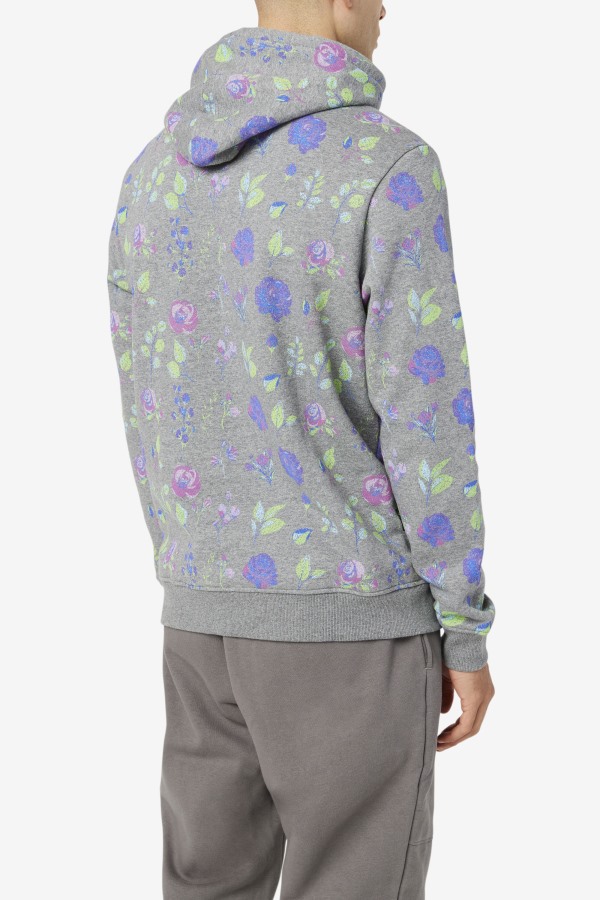 Ashokane Hoodie Fila Outlets Heather/Floral Print