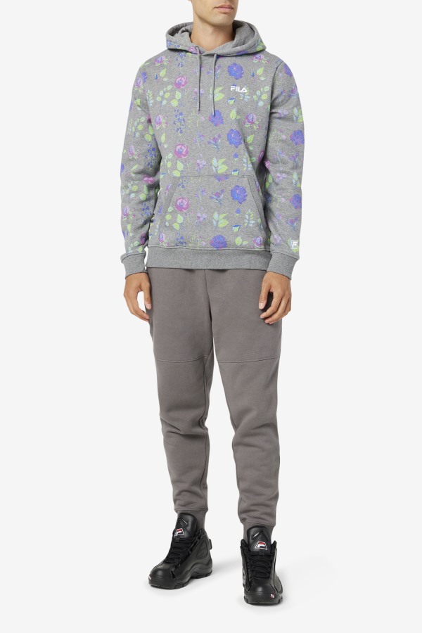 Ashokane Hoodie Fila Outlets Heather/Floral Print