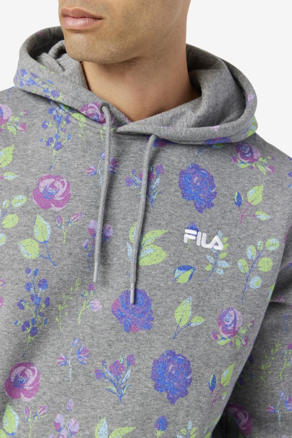 Ashokane Hoodie Fila Outlets Heather/Floral Print