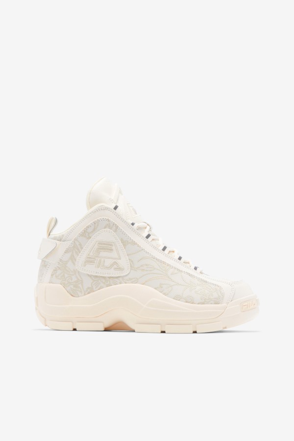 Women's Grant Hill 2 Floral Jacquard Gardenia/Turtledove Fila Outlets