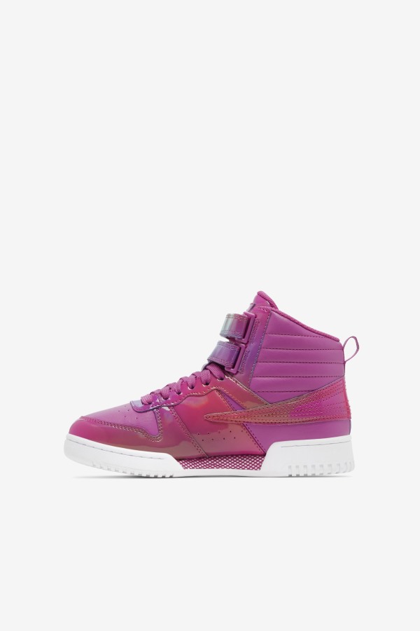 Iridescent/Purple/White Fila Outlets Big Kids\' F-14 Iridescent