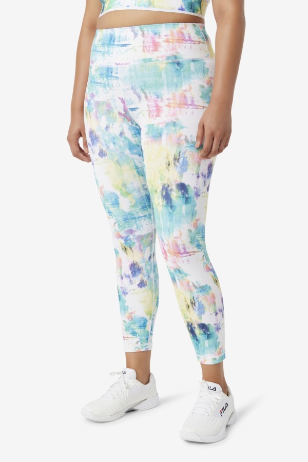 Tie Dye Fila Outlets Forza Sleek 7/8 Leggings