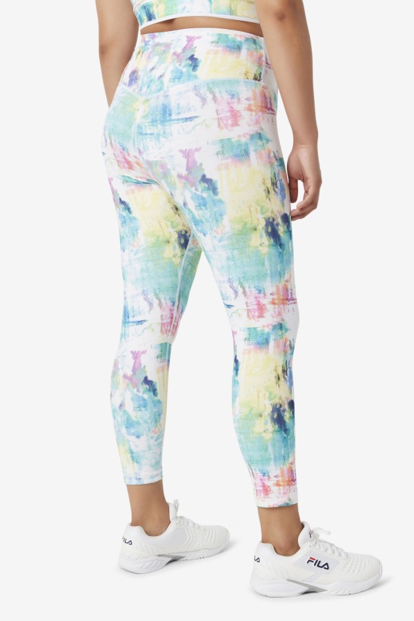 Tie Dye Fila Outlets Forza Sleek 7/8 Leggings