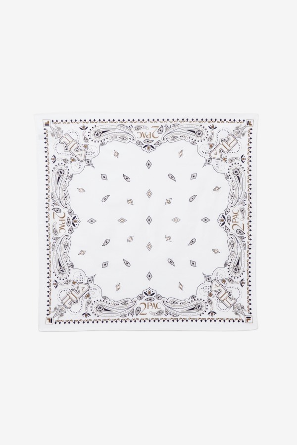 Fila Outlets 2Pac Bandana White
