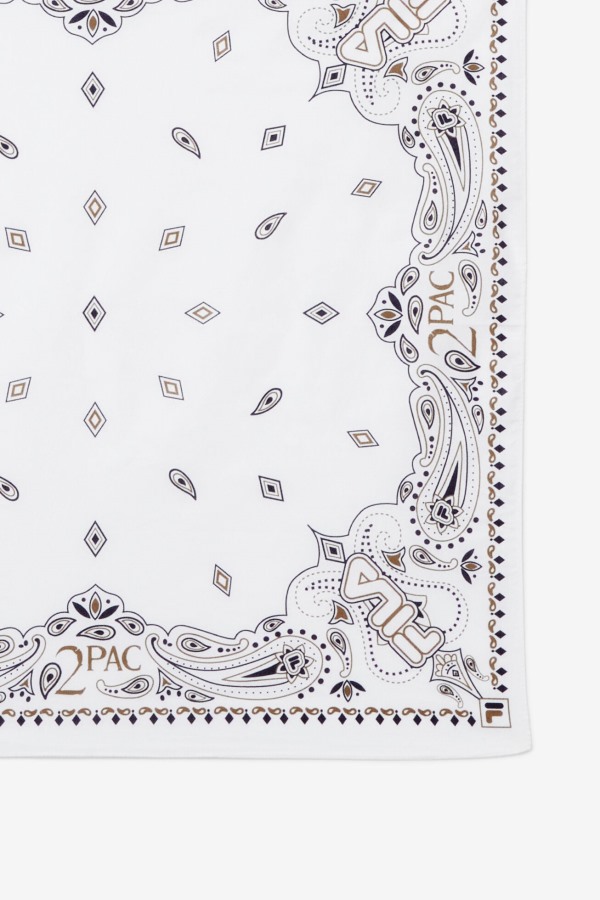Fila Outlets 2Pac Bandana White