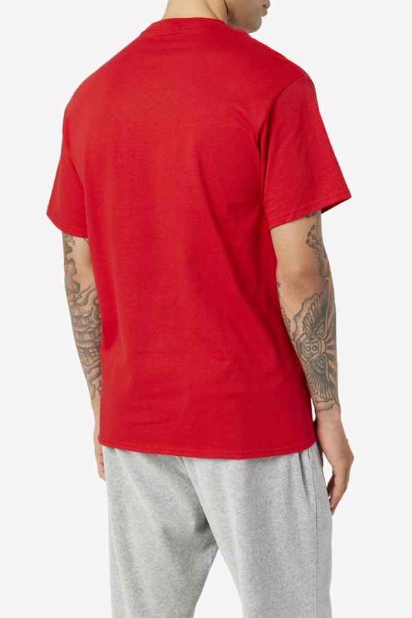 Red/Navy/White Original Fitness Tee Fila Outlets