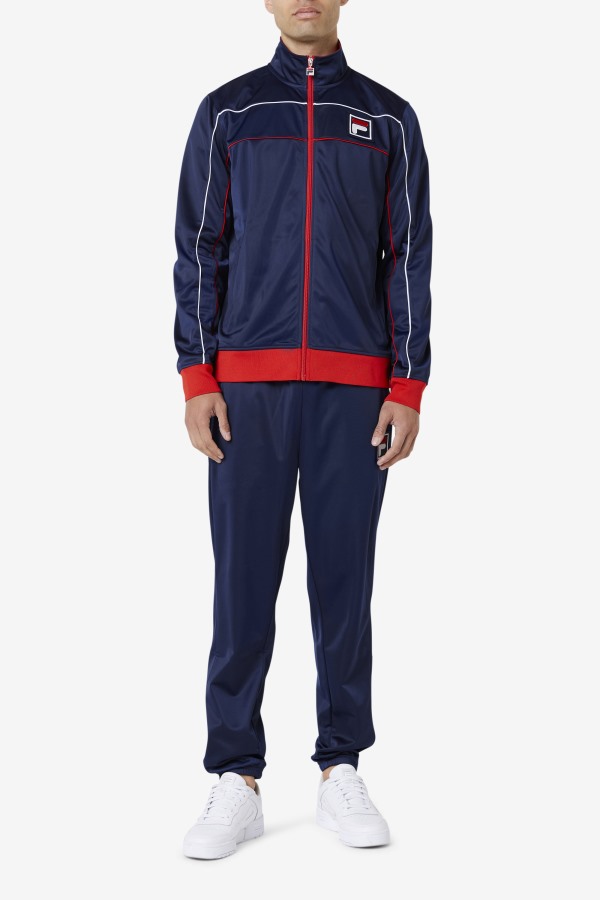 Navy/Red/White Fila Outlets Wayan Track Pant