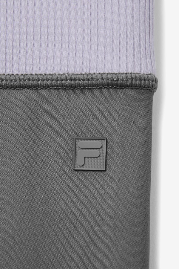 Forza 8\" Texture Bike Short Fila Outlets Gargoyle/Lavender Blue