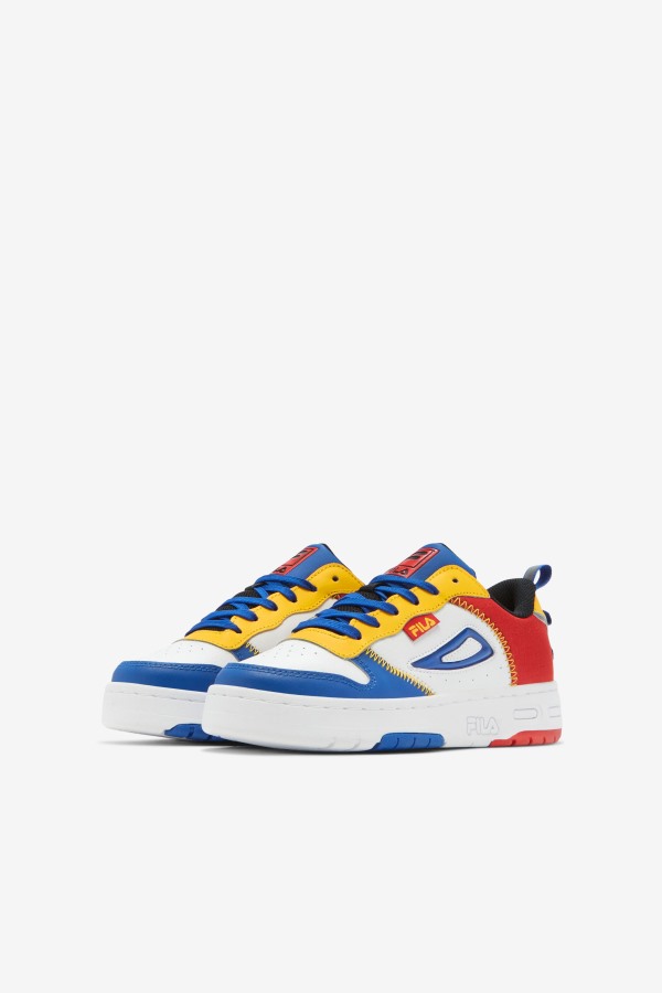 Fila Outlets Big Kids\' Lnx-100 Chain Stitch Black/Red/Blue