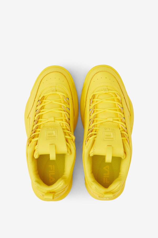 Women\'s Disruptor 2 Premium Fila Outlets Buttercup/Butteercup