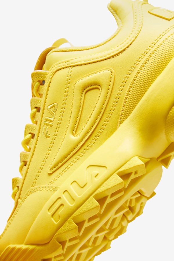 Women\'s Disruptor 2 Premium Fila Outlets Buttercup/Butteercup