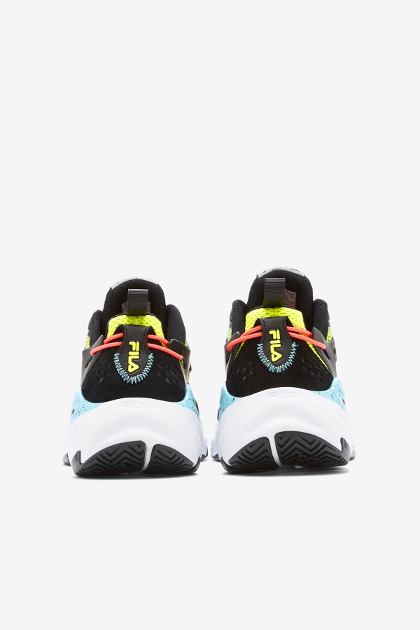 Fila Outlets Black/White/Yellow Men\'s Ray Tracer Evo