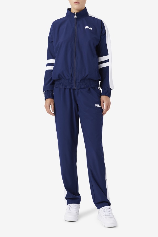 Jovia Track Pant Navy/White Fila Outlets