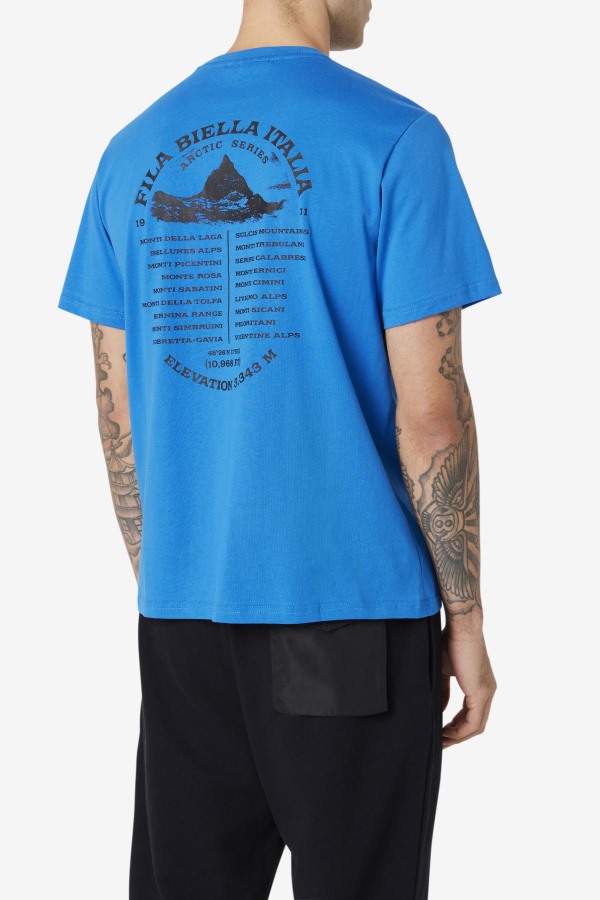 Track Tee Fila Outlets Blue/White