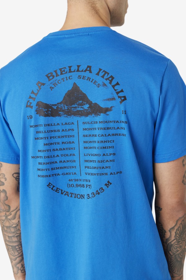 Track Tee Fila Outlets Blue/White