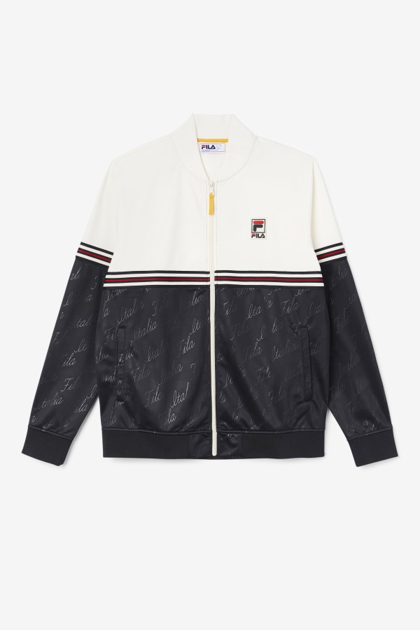 Black/Gardenia/Yellow Ridd Track Jacket Fila Outlets
