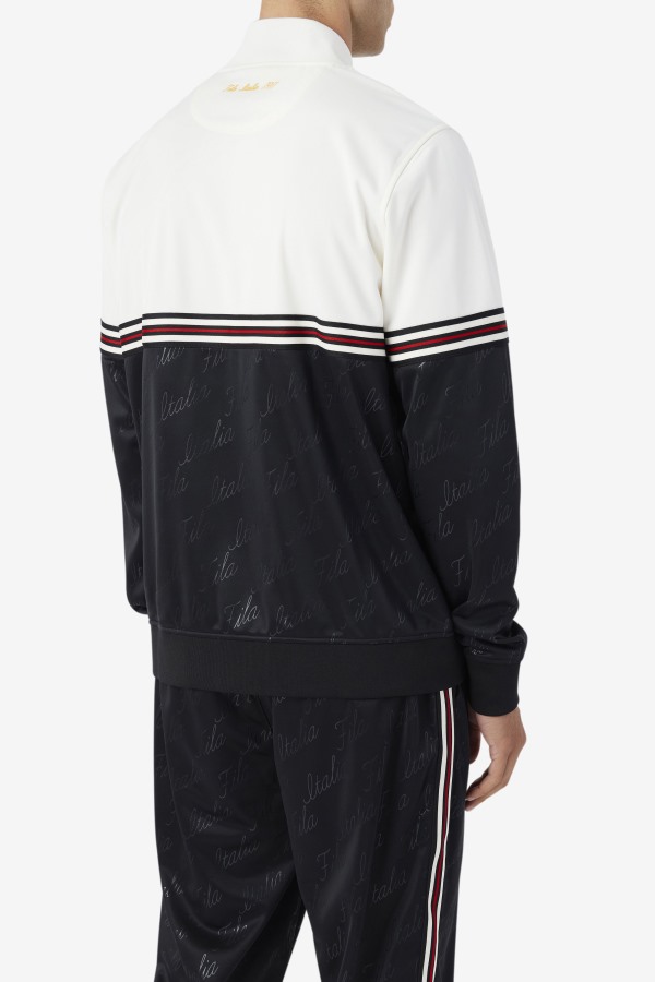 Black/Gardenia/Yellow Ridd Track Jacket Fila Outlets
