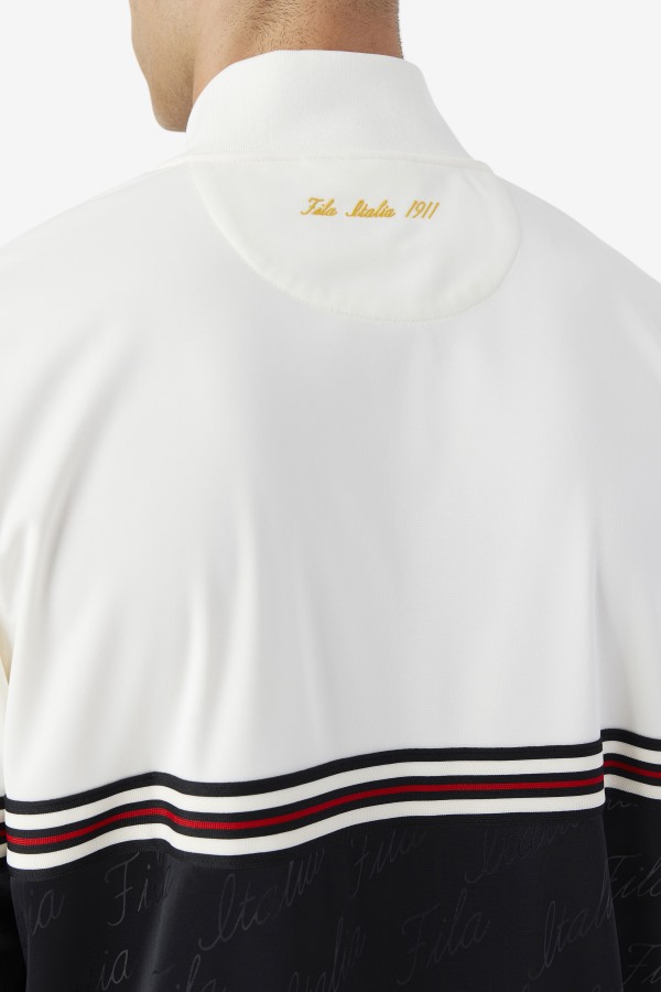 Black/Gardenia/Yellow Ridd Track Jacket Fila Outlets