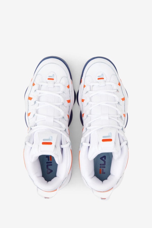 Men\'s Stackhouse Spaghetti White/Red Orange/Blue Fila Outlets