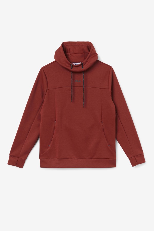 Fila Outlets Aadheen Hoodie Russet Brown/Black