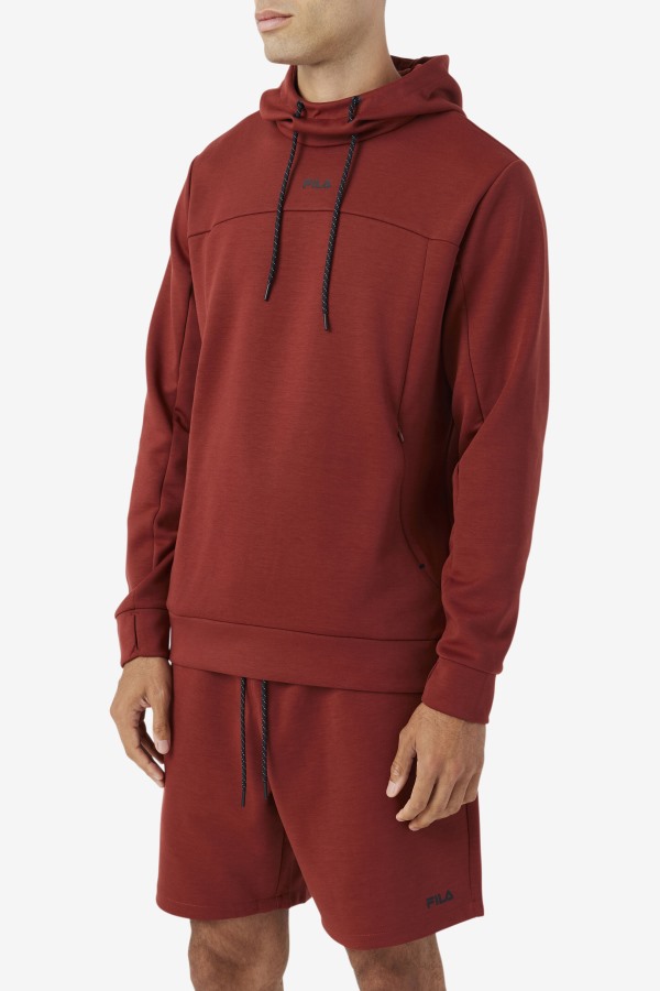 Fila Outlets Aadheen Hoodie Russet Brown/Black