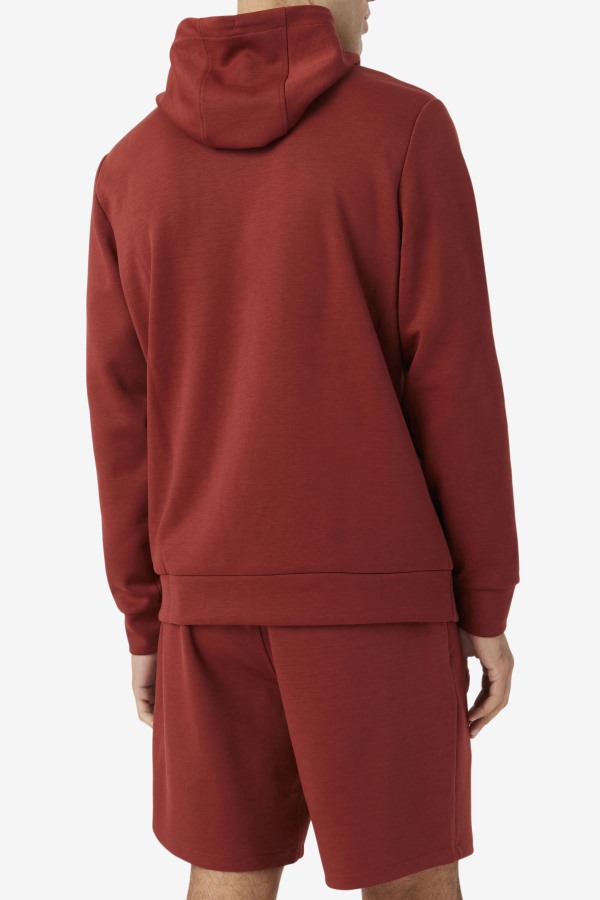 Fila Outlets Aadheen Hoodie Russet Brown/Black