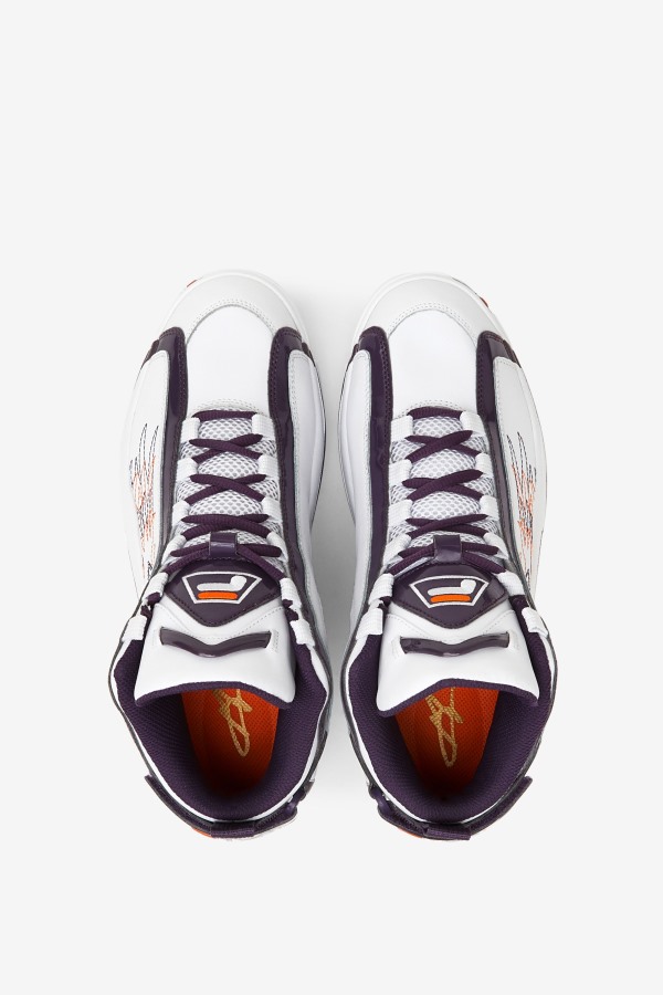 Men\'s Grant Hill 2 History White/Purple Pennant/Orange Fila Outlets